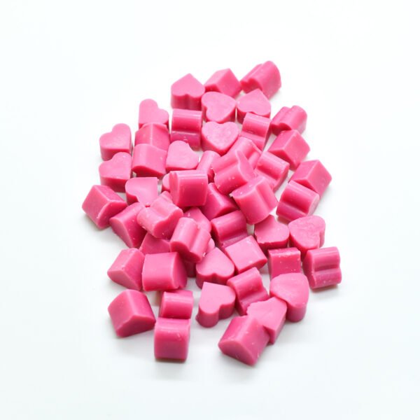 Bubble Gum Wax Hearts